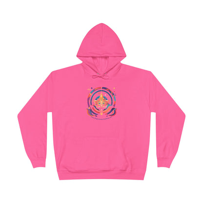 Cosmic Eco-Friendly Pullover Hoodie