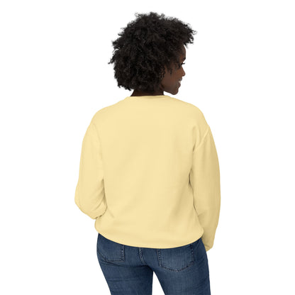 Colorful Wave Design Unisex Lightweight Crewneck Sweatshirt