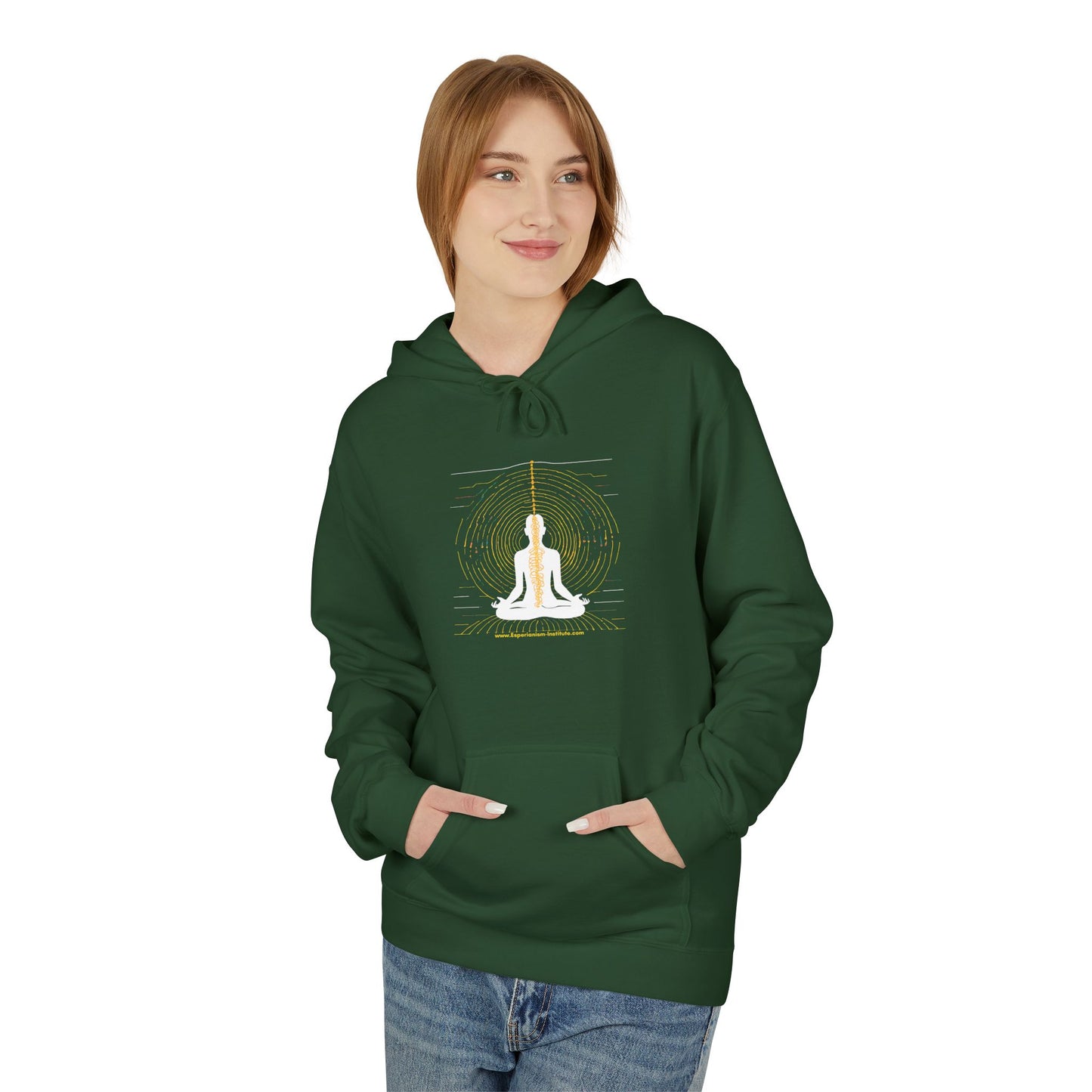 Meditation Graphic Hoodie | Unisex Softstyle Fleece